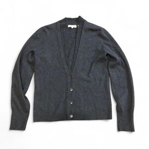 Cashmere Gray Cardigan Sweater